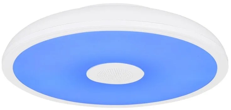 Plafoniera LED RGB cu telecomanda si difuzor RAFFY alba