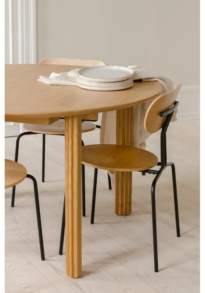 Scaun de dining crem/auriu Curious – UMAGE