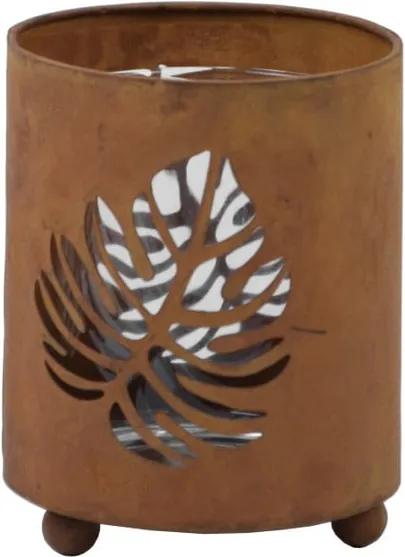 Suport din metal pentru lumânare Ego Dekor Leaf, ⌀ 8 cm