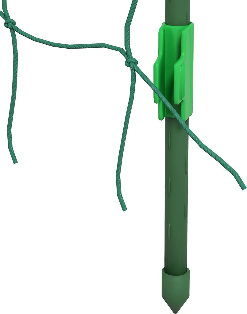 Outsunny Arc mare pentru cățărători, plasă de protecție pentru păsări, montaj ușor, metal, 144 x 167 x 206 cm | Aosom Romania