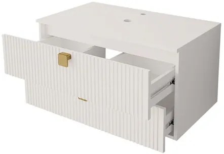 Dulap sub chiuvetă Petralonas 01 (Gri + auriu) . 1105906