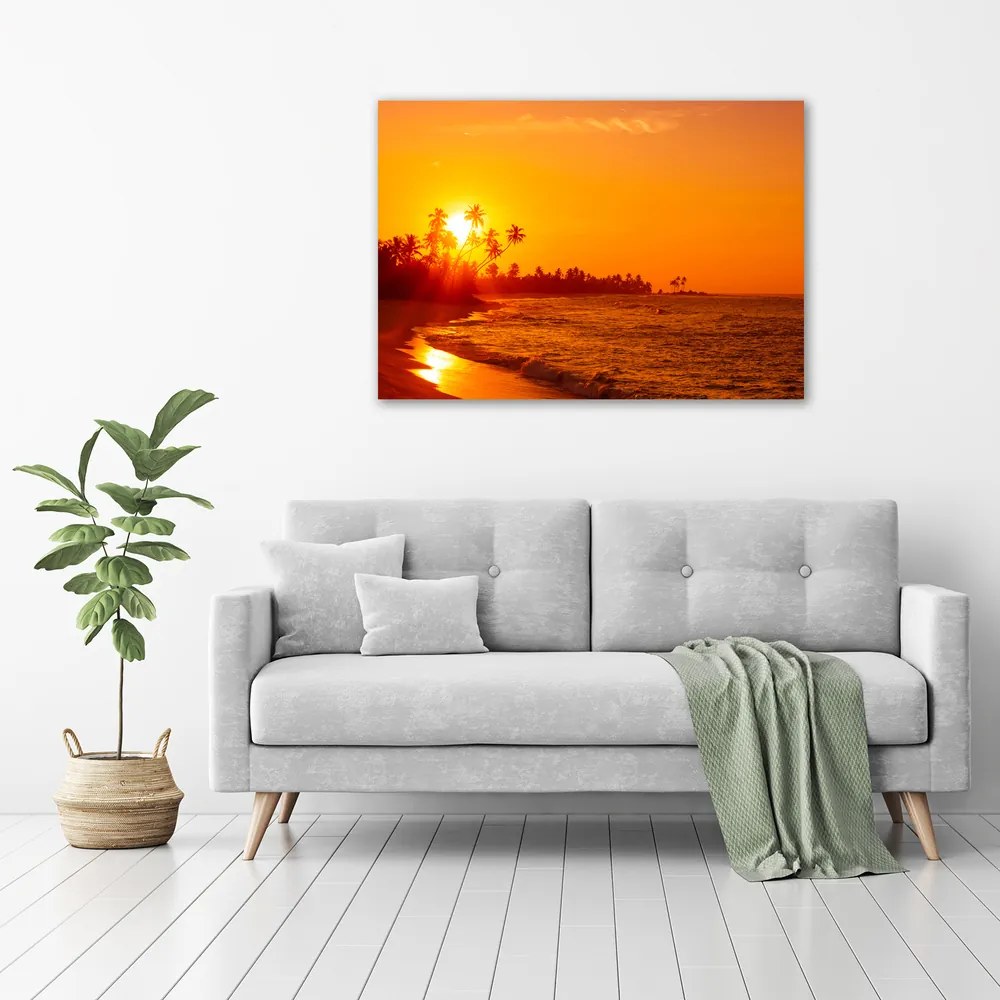 Tablou pe pânză Sunset beach