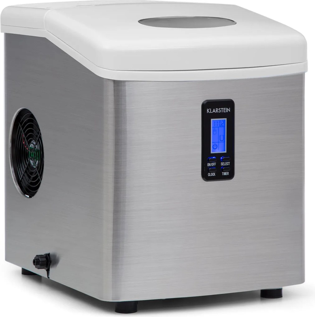 Klarstein Mr. Silver-Frost 150 W mașină de gheață 15 kg albă