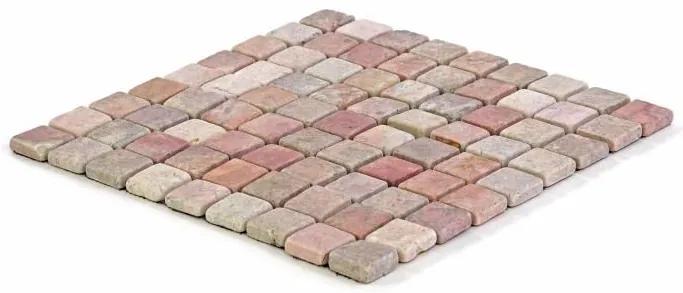 Mozaic de marmură Garth- gresie roșie 1 m2
