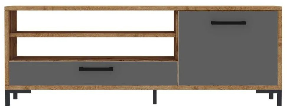 Dulap TV Cascade  (stejar lancaster + gri). 1098747