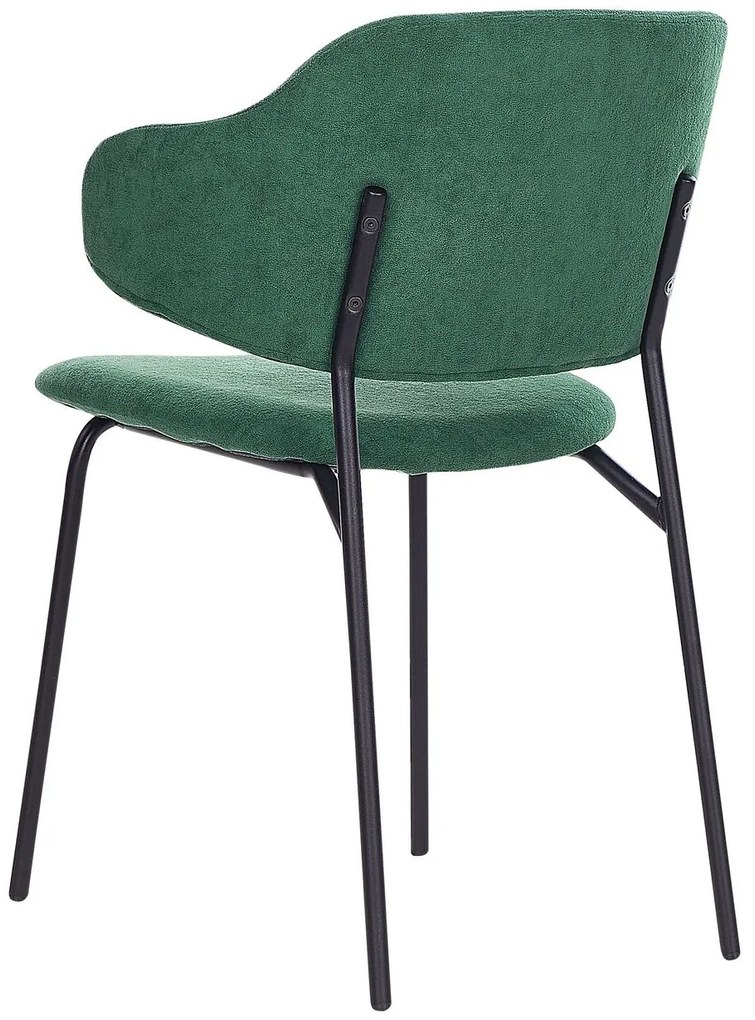 Set 2 buc scaune de sufragerie Kenza (verde). 1080653