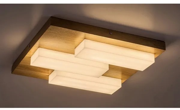 Plafonieră LED KONTE LED/30W/230V stejar Rabalux 71142