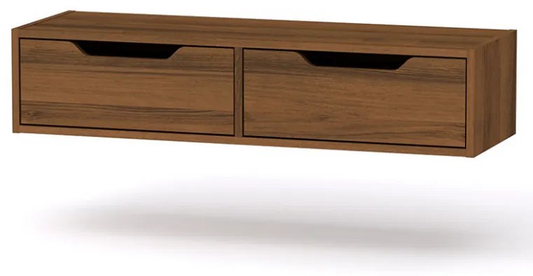 Dulap Suspendat Alberto Walnut 100x32.5x22 cm