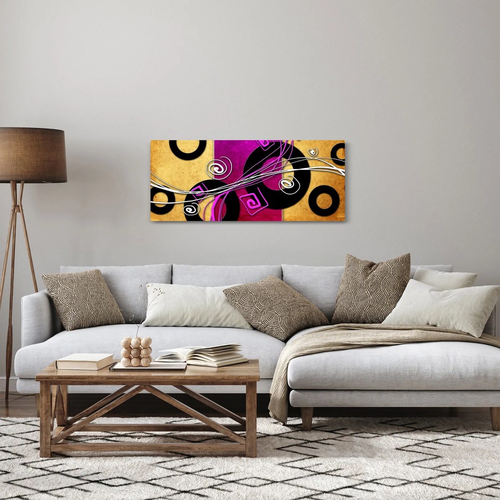 Tablou abstracției (120x50 cm)