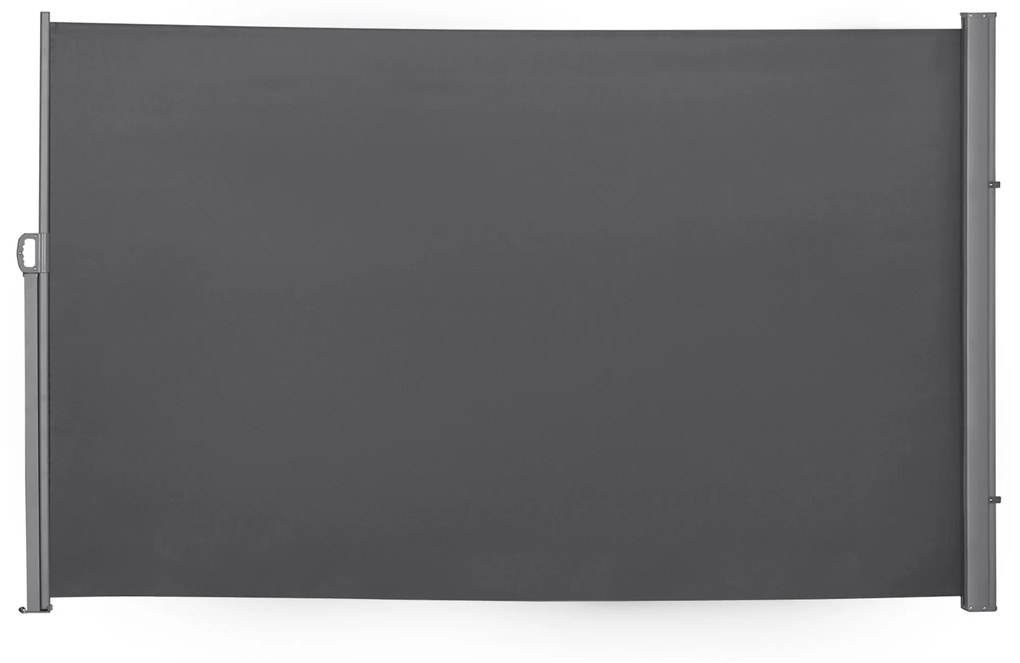 Outsunny Paravan Lateral Retractabil cu Mâner și Anti UV, 300x180 cm, Gri | Aosom Romania
