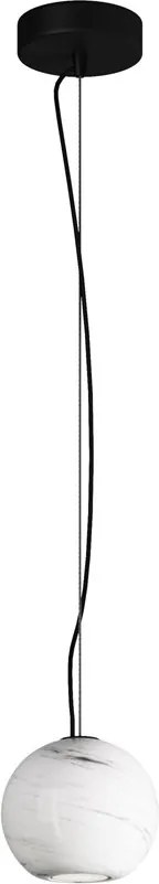 Lustra, Pendul minimalist sfera piatra alba Texture