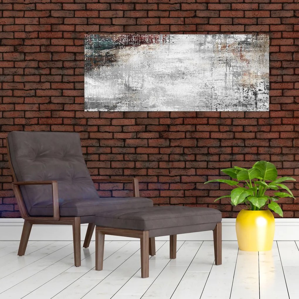 Tablou - Abstract pânză texturată (120x50 cm)