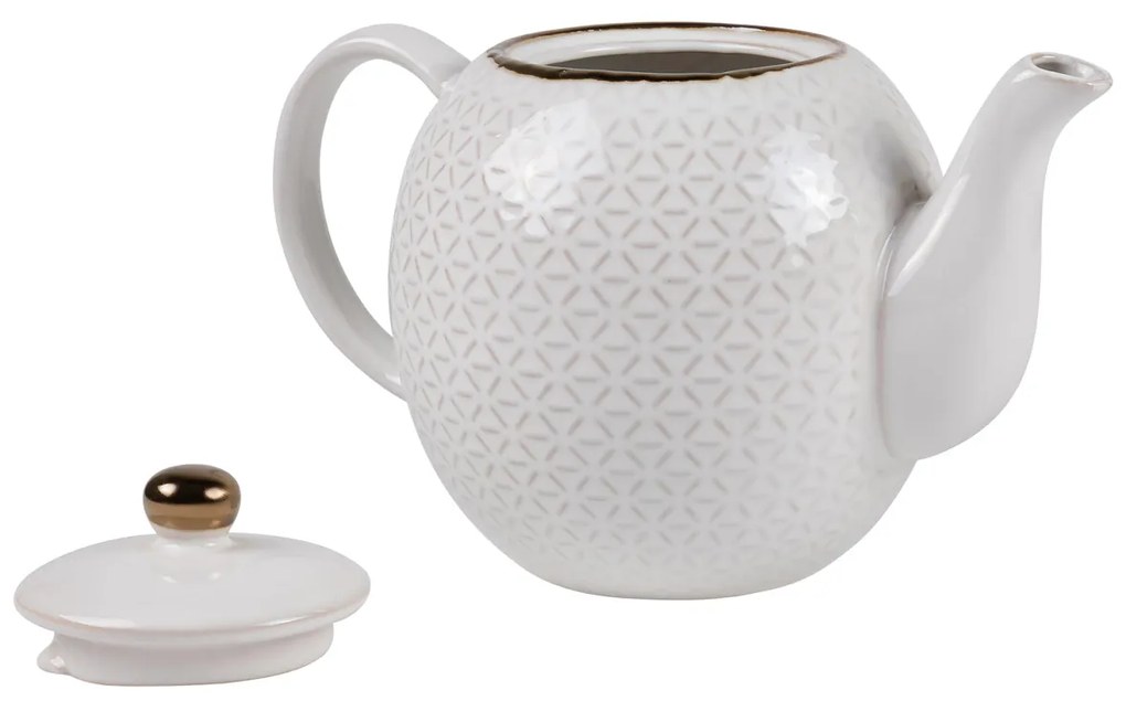Ceainic din ceramică Zig-Zag, 1,1 l
