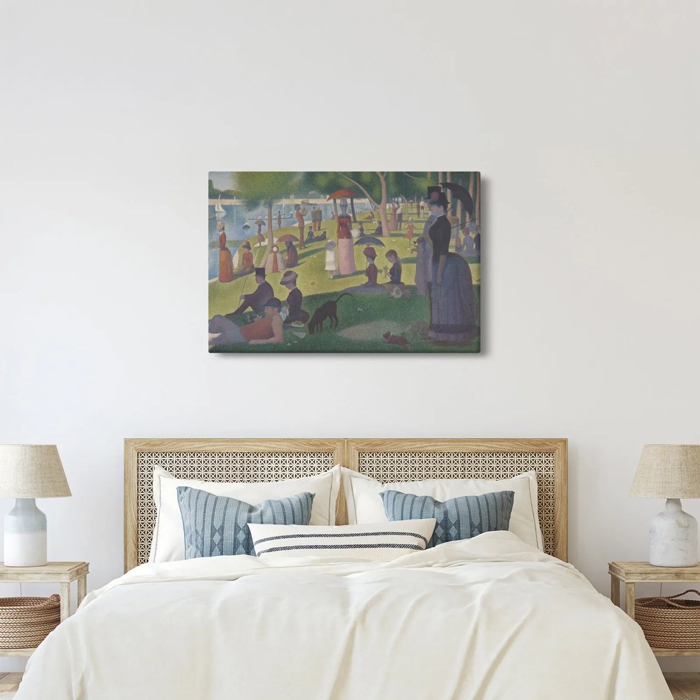 Tablou - Georges Seurat, A Sunday on La Grande Jatte, reproducere (90x60 cm)