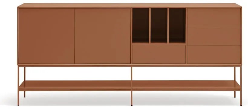 Comodă cărămizie 220x98x45 cm Platt – Teulat