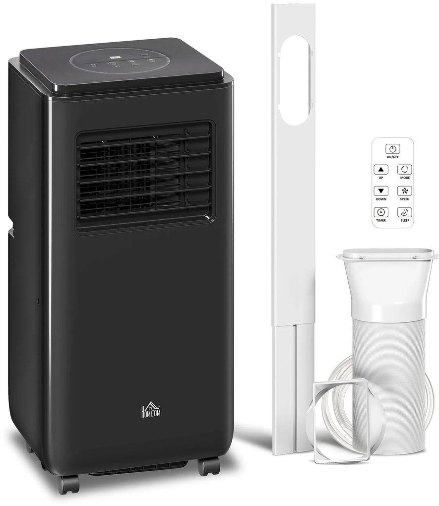 Aparat de aer condiționat portabil HOMCOM 9.000 BTU pentru camere | Aosom Romania