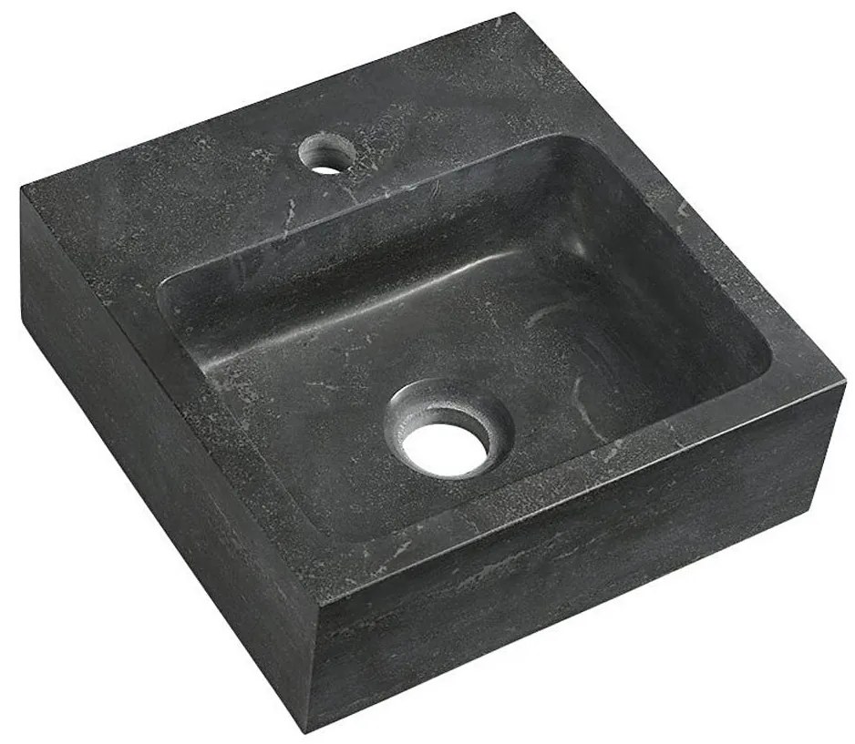 Sapho - Lavoar suspendat BLOK 30 x 30 cm, antracit