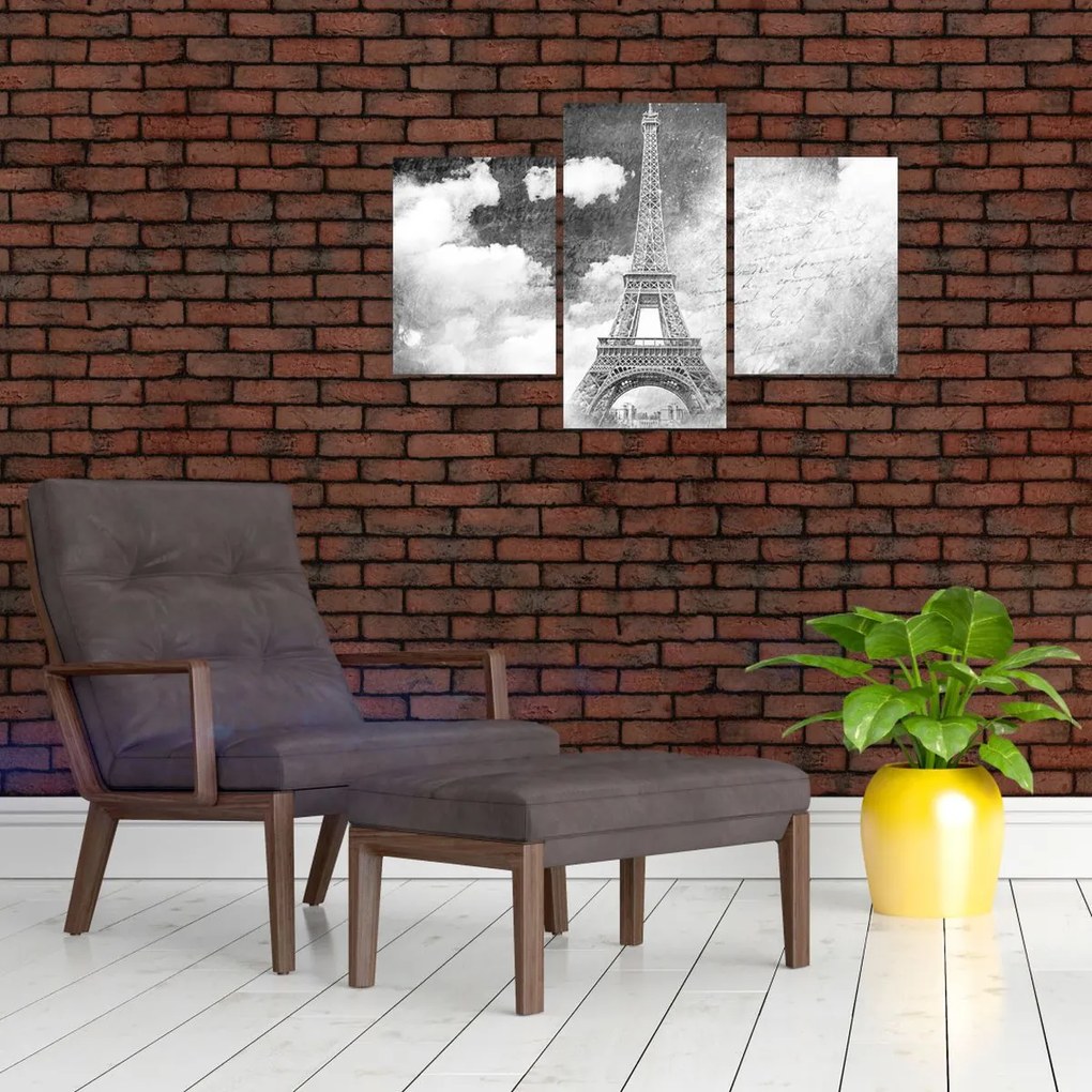 Tablou - Carte poștală de epocă a orașului N⁰3 (90x60 cm)