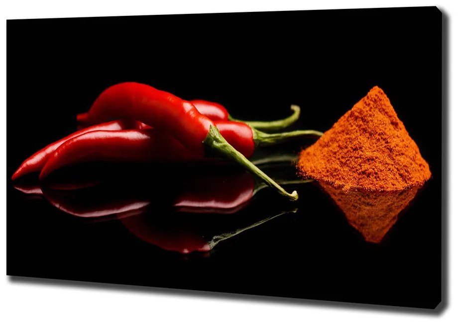 Pictură pe pânză Chilli și ardei iute