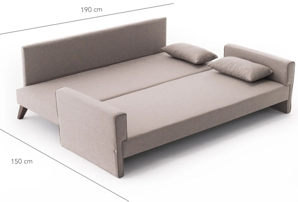 Canapea extensibilă Bellina (bej). 1063004