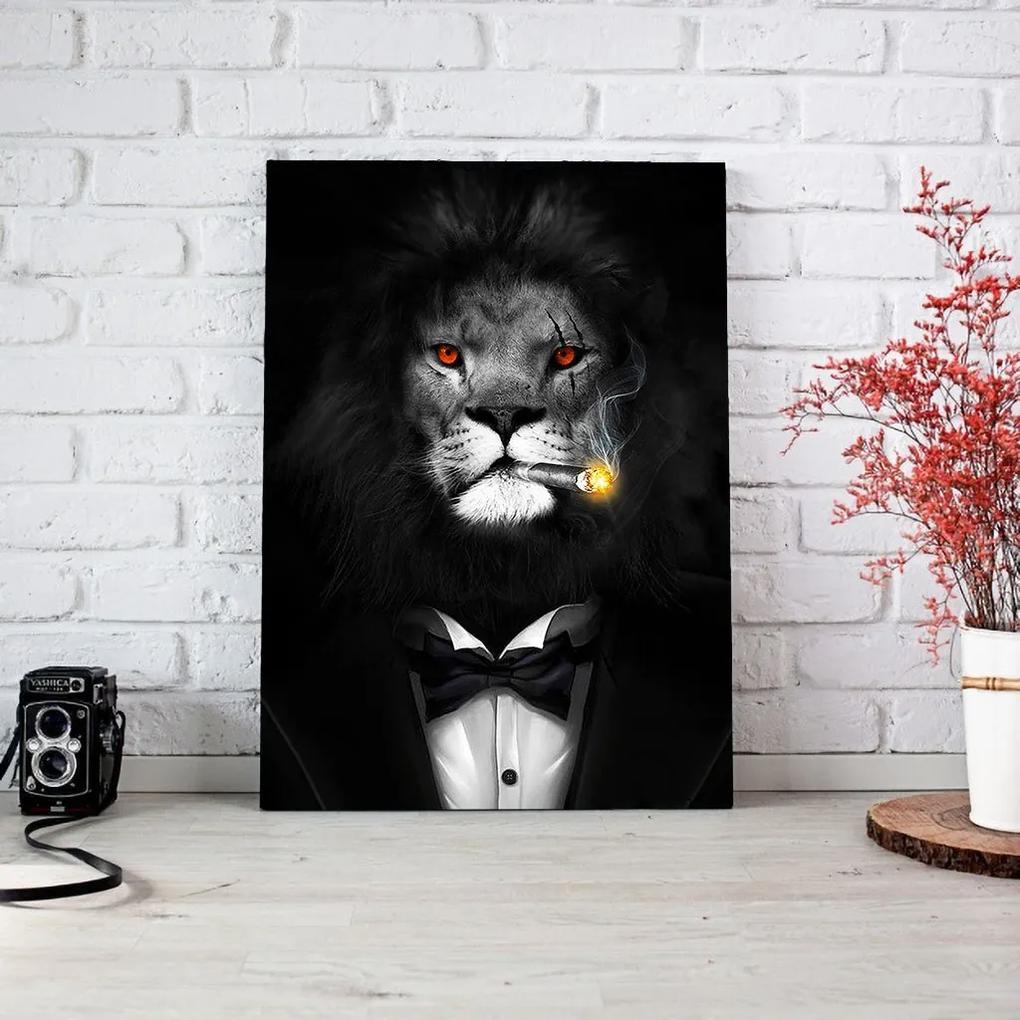 Tablou Canvas - Mob Lion 40 x 60 cm