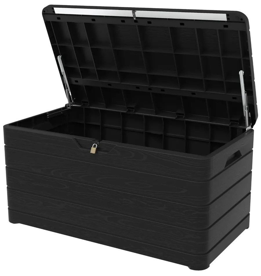 Cutie de depozitare plastic de gradina DOLOMITY 500 L - grafit