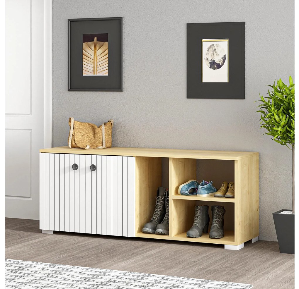 Pantofar Vabite 2 (alb + stejar zafir) . 1094588