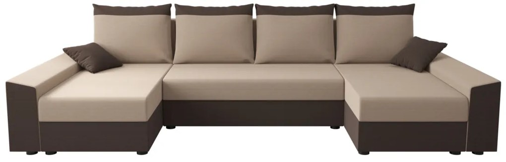 Expedo Canapea extensibilă în formă de U PAMELA N, 311x90x125, rainbow 5/rainbow 41