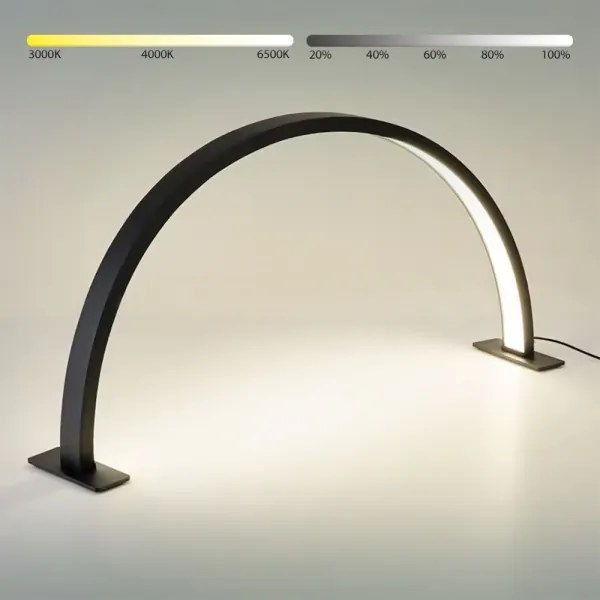 BRILAGI - Lampă LED în arc dimerizabilă RADIO LED/30W/24/230V 3000-6500K neagră