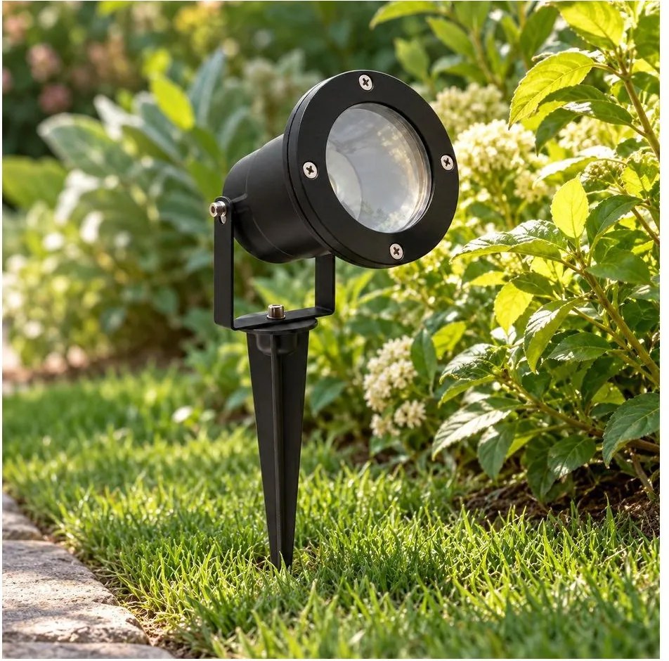 BRILAGI - Lampă de exterior TERRA 1xGU10/50W/230V IP65 neagră