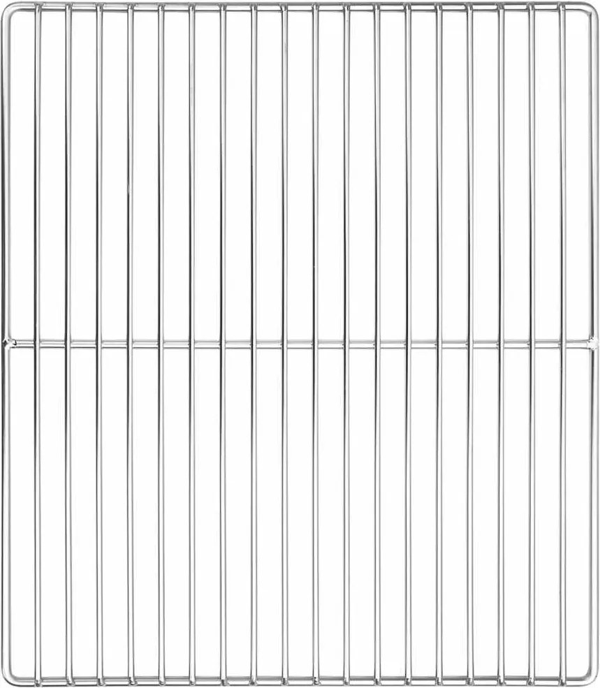 vidaXL Grătar Argintiu 40 x 35 cm Oţel inoxidabil