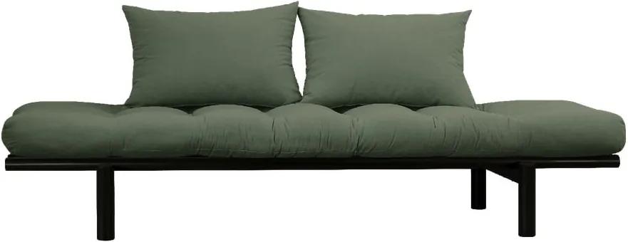 Canapea variabilă KARUP Design Pace Black, verde