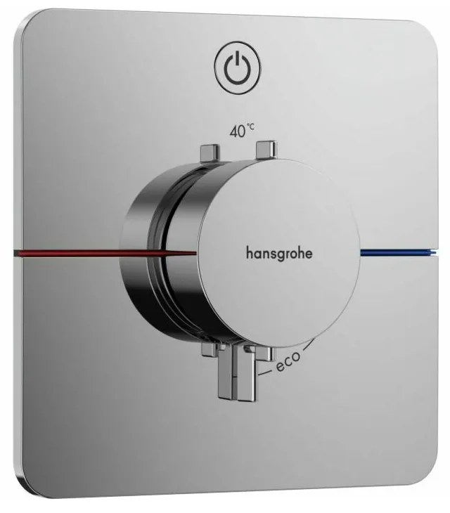 Baterie dus termostatata incastrata Hansgrohe ShowerSelect Comfort Q 1 functie