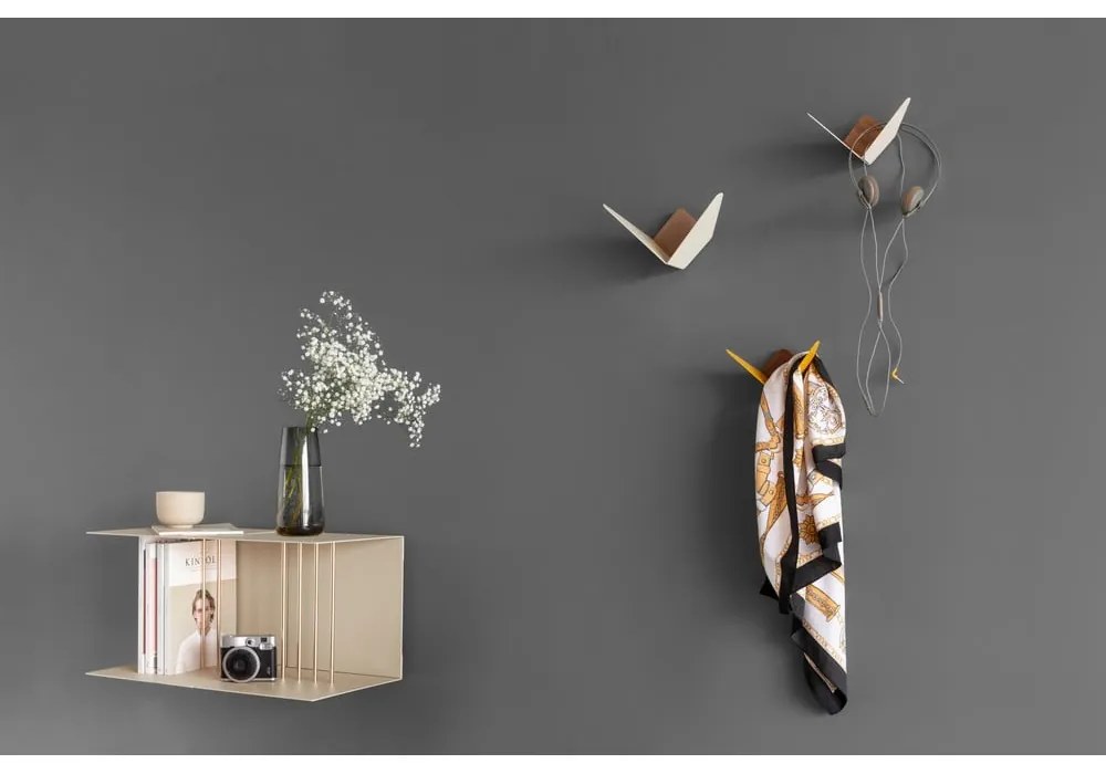 Cârlig de montat pe perete din oțel Butterflies Medium – UMAGE