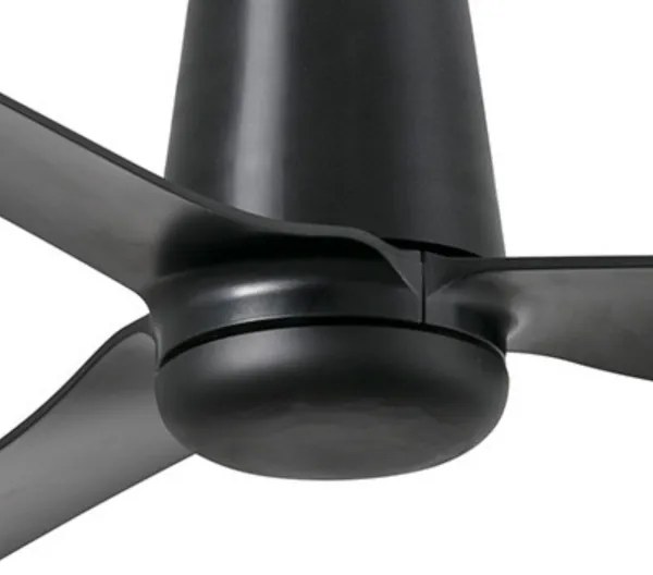 Ventilator de tavan FARO 33830 PUNT TUB M negru d. 130 cm + telecomandă