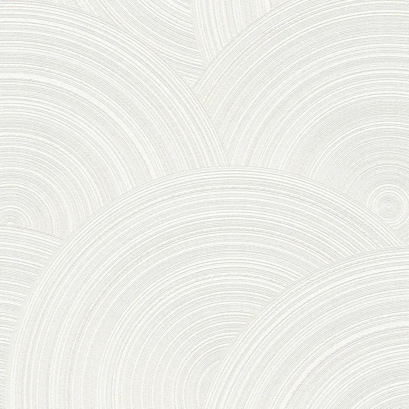 Tapet circular alb design texturat Home Spa
