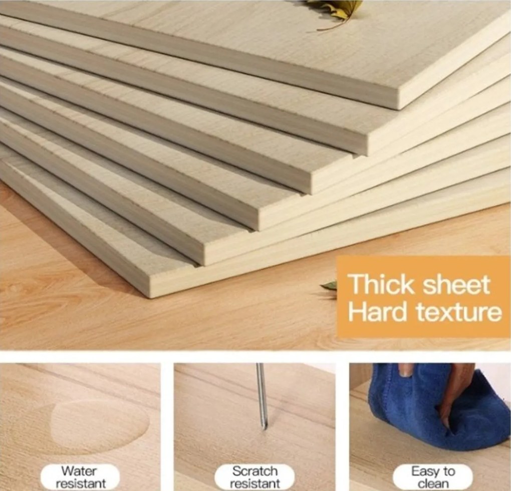 Birou SHAPE cu raft în decor stejar 100x60 cm