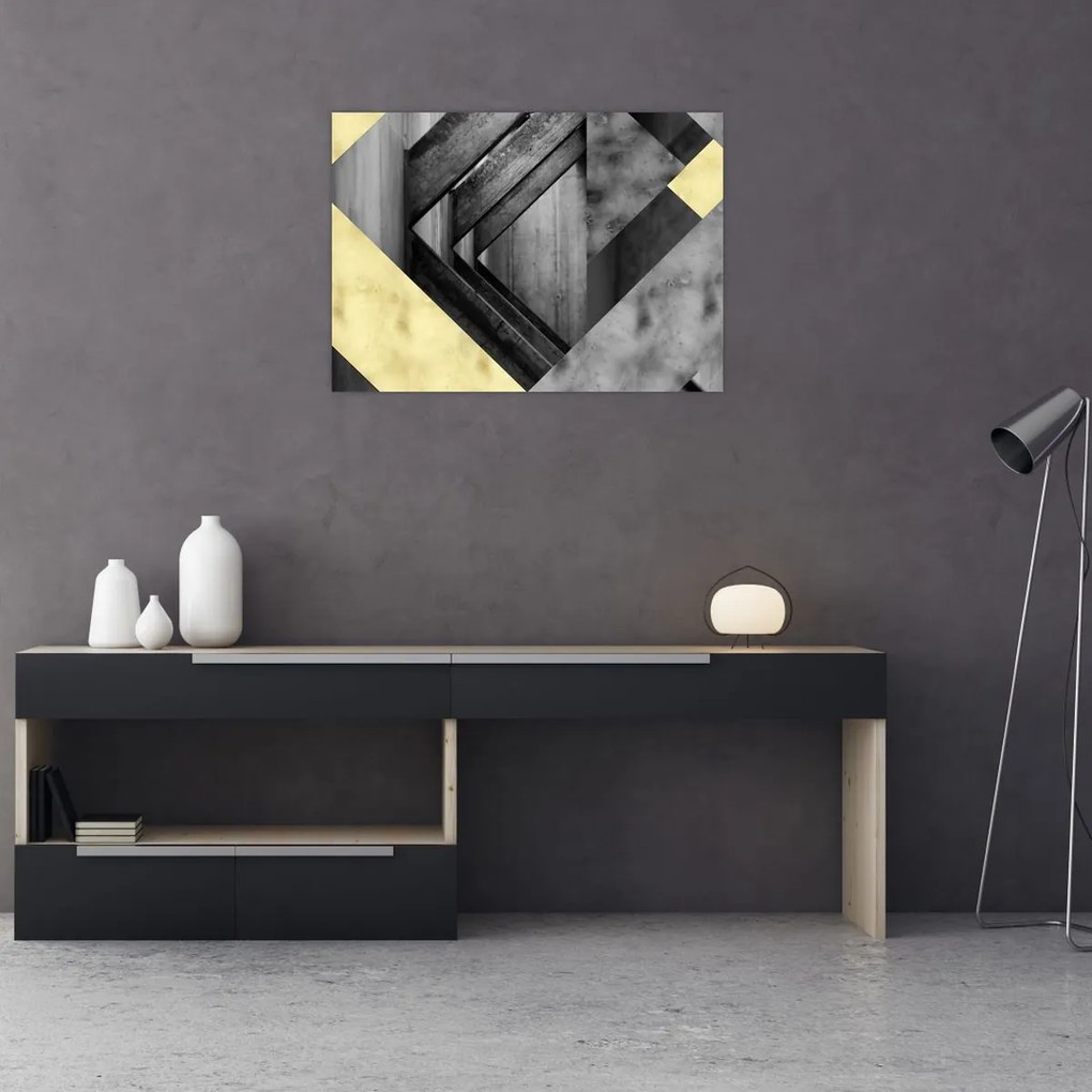 Tablou - Textura forme (70x50 cm)