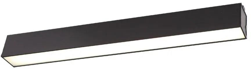 Plafoniera LED dimabila design modern LINEAR, 4000K negru C0190D MX
