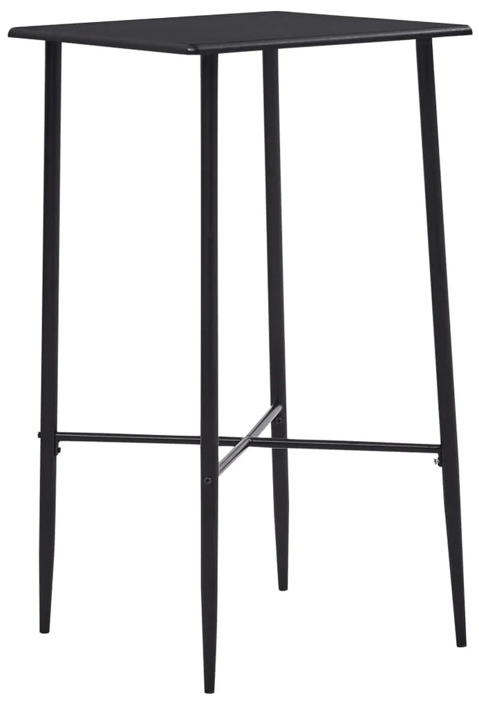 279919 vidaXL Set mobilier de bar, 3 piese, alb, plastic