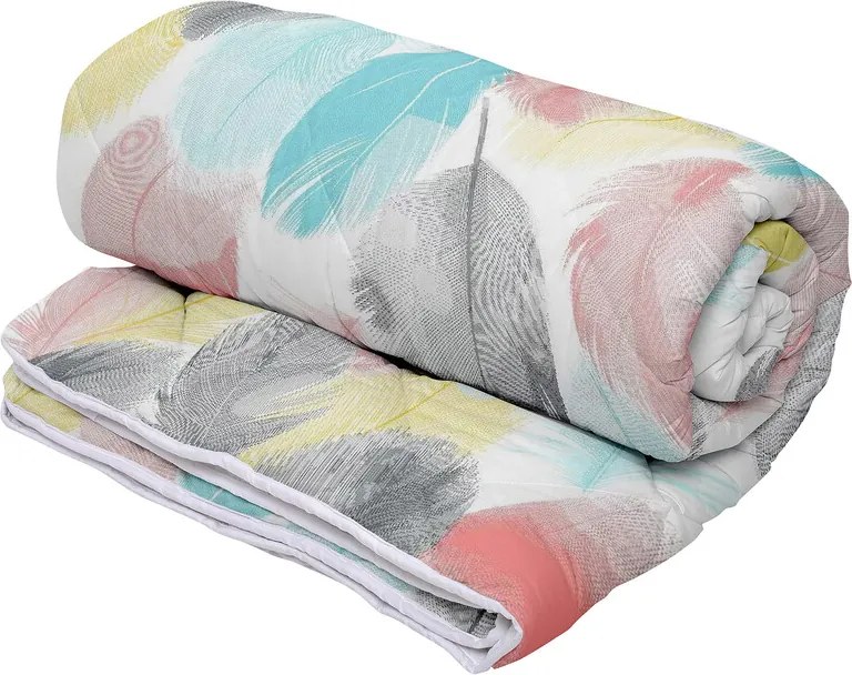 Pilota Alcam, Peacock, microfibra matlasata, 140x200 cm, 250 g/mp