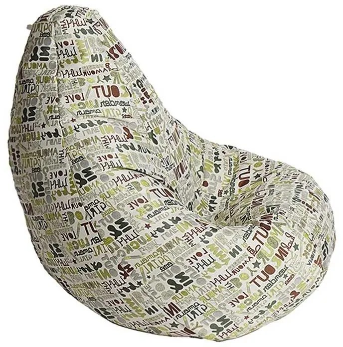 Fotoliu Nirvana Hobbit Pufrelax, Material textil - Lucky Clover