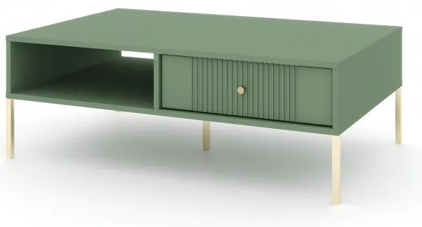 Măsuță cafea Isae 2S (Verde + Auriu). 1125198
