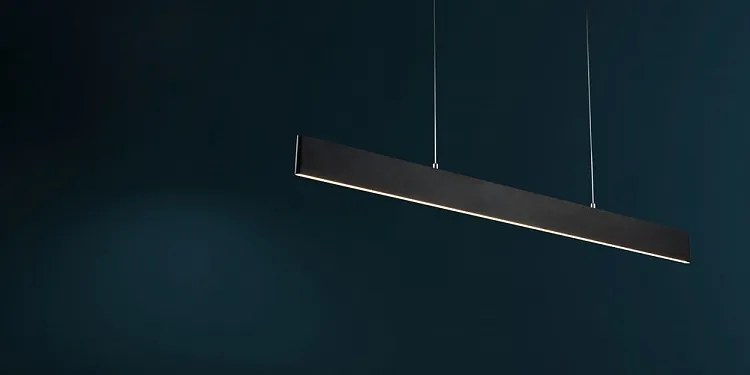 Lustra LED slim cu iluminat up/down Step 30W neagra