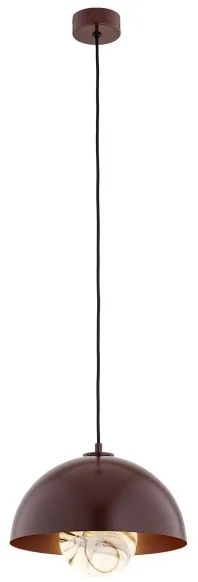 Lustră pe cablu Argon 8444 PIAVA 1xE14/7W/230V maro