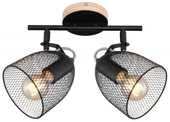 Spot JOSINA 2xE27/60W/230V Globo 54034-2