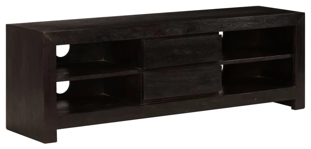vidaXL Comodă TV, lemn masiv de acacia, 120 x 30 x 40 cm, maro închis