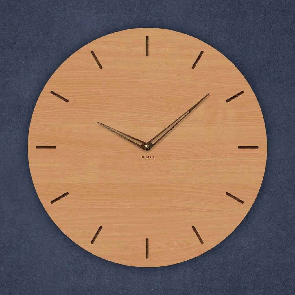 DUBLEZ | Ceas minimalist din lemn