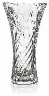 Vază sticlă Banquet Poury, transparentă, 23 cm
