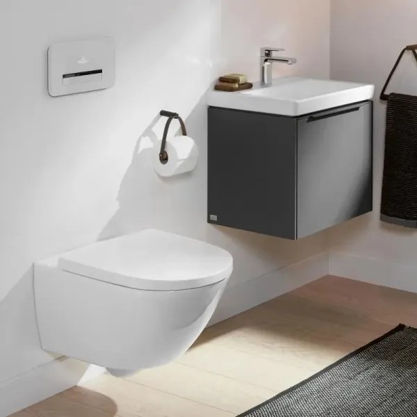 Villeroy & Boch SUBWAY 4670TS01 - vas WC suspendat cu capac SoftClose, din ceramică, alb